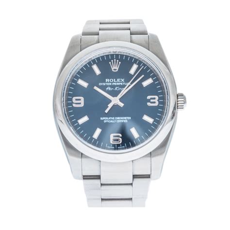 rolex blaken air king|rolex air king blue arabic.